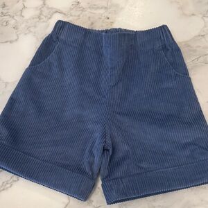 Blue Corduroy Shorts